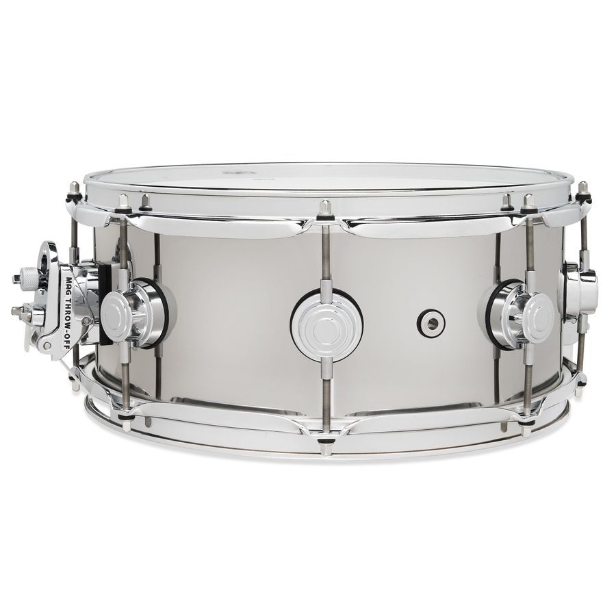 DW DRVL5513SPCStainless Steel Snare Drum 5.5x13 DW-X293 фото