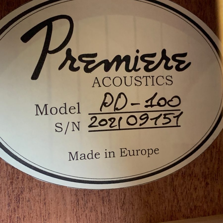 Акустична гітара дредноут Premiere PD100 фото 2