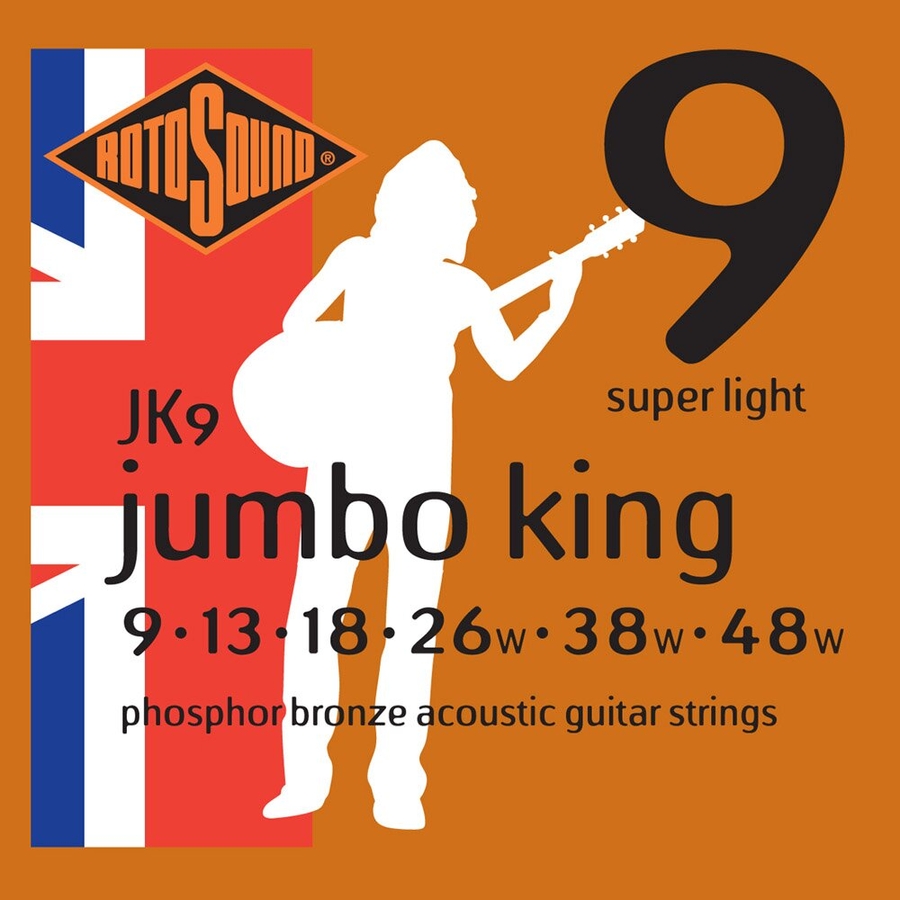 Струни для акустичної гітари Rotosound JK9 фото 1