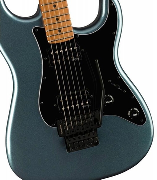 SQUIER BY FENDER CONTEMPORARY STRATOCASTER HH FR GUNMETAL METALLIC Электрогитара фото 1