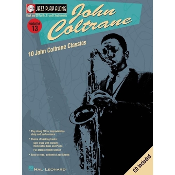 John Coltrane Jazz Play-Along Volume 13 Hal Leonard 843006 Ноти фото 1