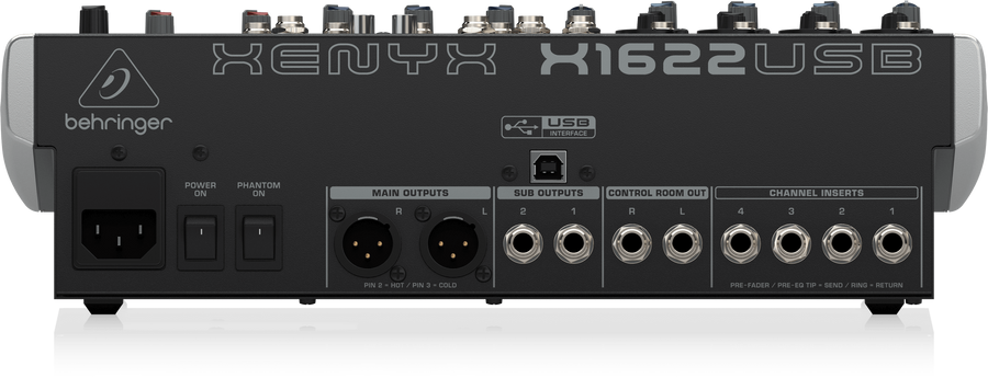 Мікшерний пульт Behringer XENYX X1622USB BE-0743 фото