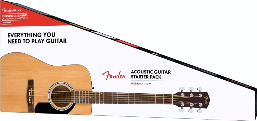 Гітарний набір FENDER FA-115 DREADNOUGHT PACK NATURAL WN V2 фото 2