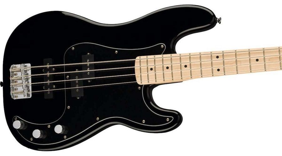 SQUIER by FENDER AFFINITY SERIES PRECISION BASS PJ MN BLACK Бас-гітара SQ-0069 фото