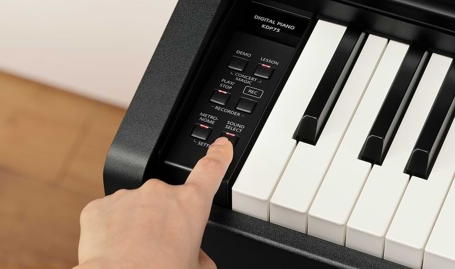 Цифровое пианино Kawai KDP75B Черное KA-0180 фото