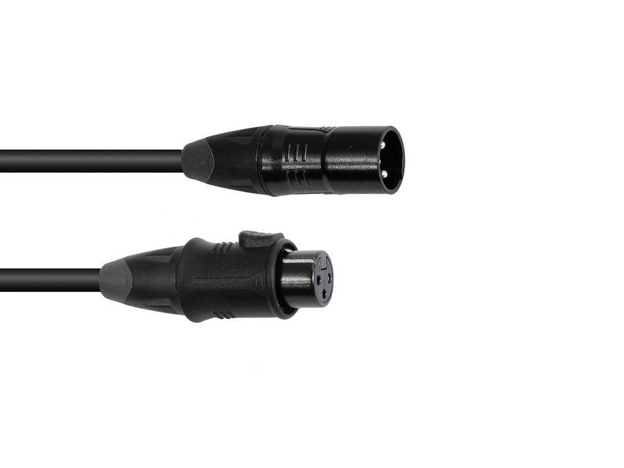 EUROLITE DMX cable EC-1 IP65 3pin 15m bk EL-0501 фото