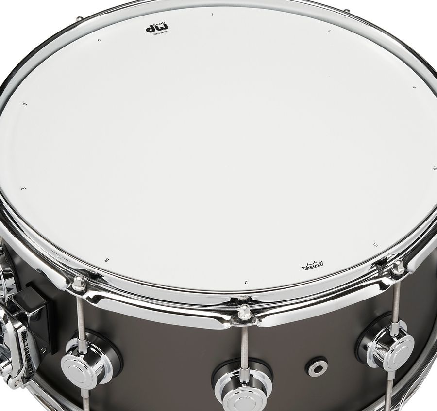 DW DRVD6514SVCBKSatin Black over Brass Snare 6.5x14 DW-X244 фото