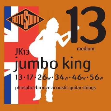 Струни для акустичної гітари Rotosound JK13 фото 1