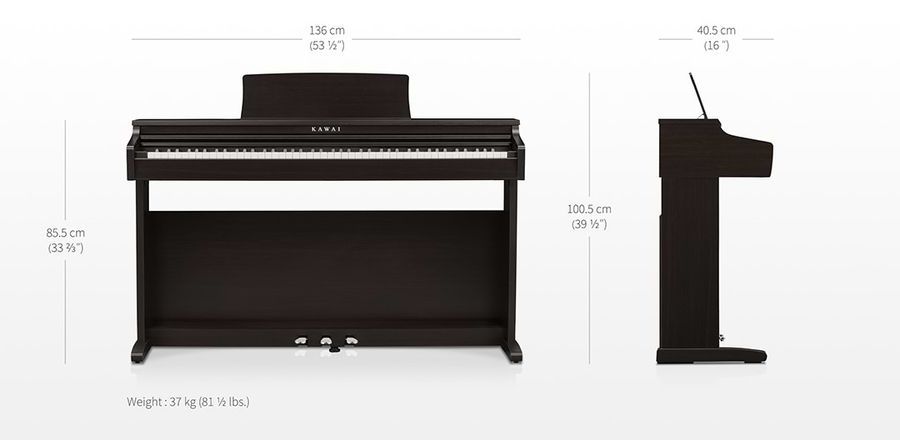 Цифровое пианино Kawai KDP120 R Розовое дерево KA-0181 фото