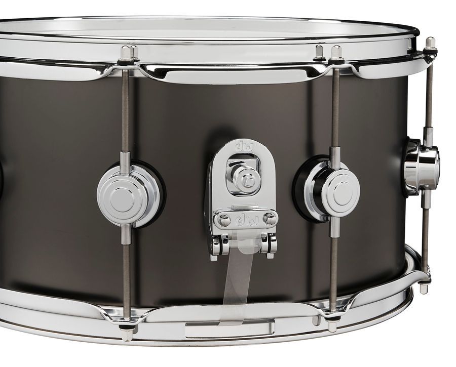 DW DRVD0713SVCBKSatin Black over Brass Snare 7x13 DW-X245 фото