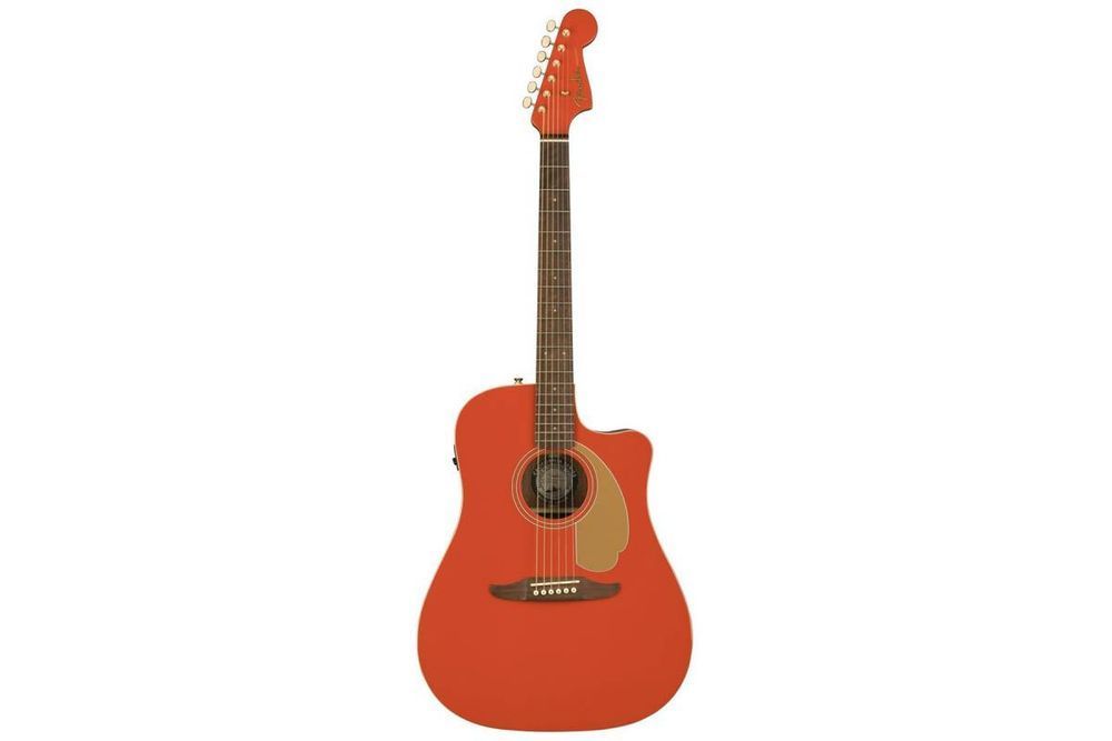FENDER REDONDO PLAYER WN FIESTA RED Гитара электроакустическая FE-0560 фото