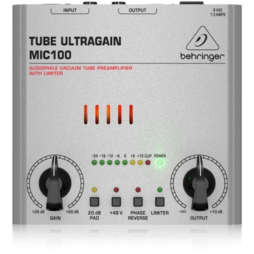 Попередній підсилювач мікрофонний/лінійний Behringer Tube Ultragain MIC100 фото 1