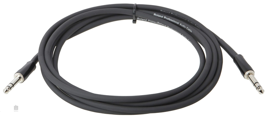 Стереофонический кабель — 6.3 мм TRS стерео "Джек" на 6.3 мм TRS стерео "Джек" Roland RCC-10-TRTR (3 метра) фото 4