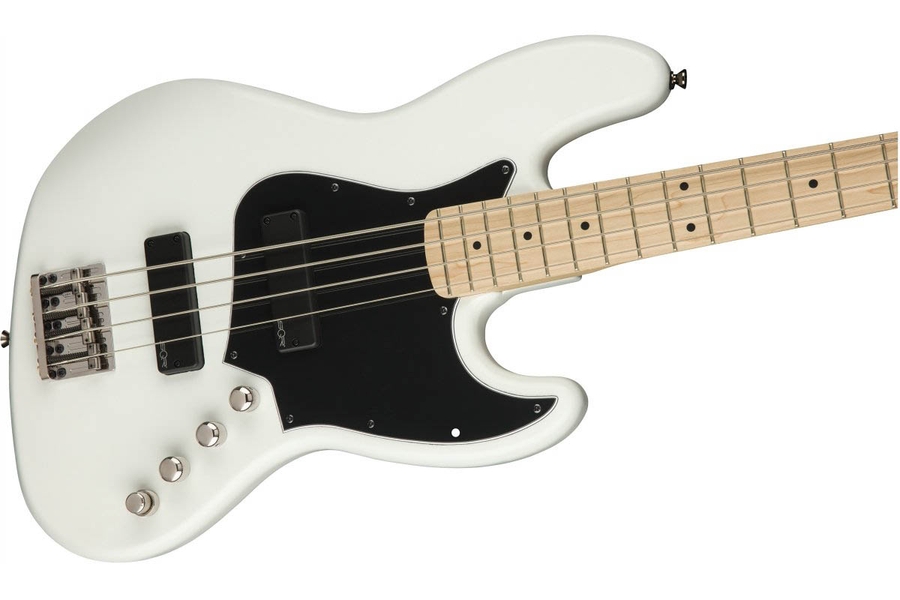 SQUIER by FENDER CONTEMPORARY ACTIVE J-BASS HH MN FLAT WHITE Бас-гітара фото 4