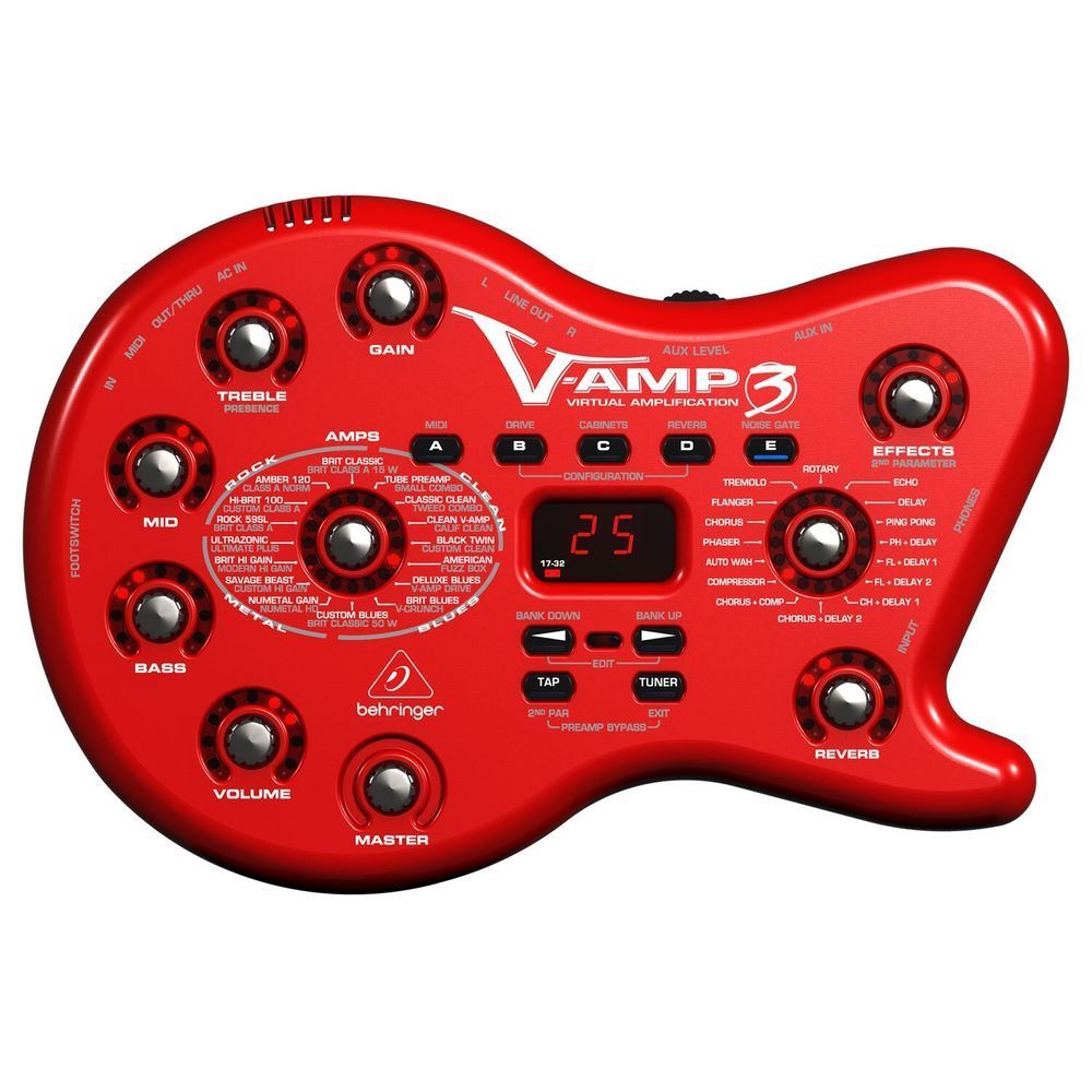 Віртуальний гітарний підсилювач Behringer V-AMP3 BE-0641 фото