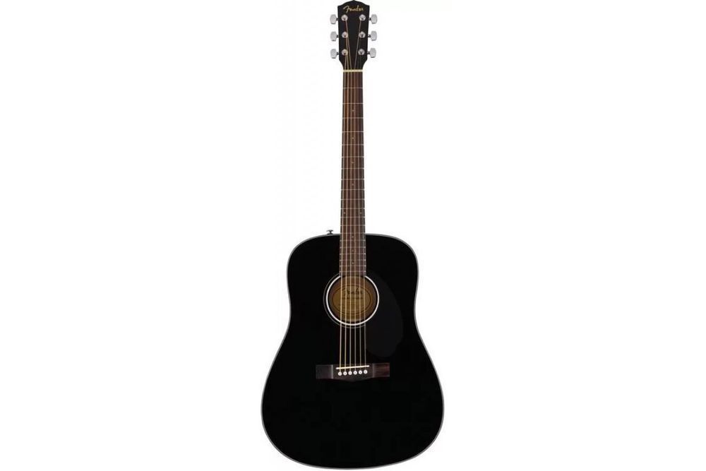 FENDER CD-60S BLACK WN Гитара акустическая FE-0099 фото