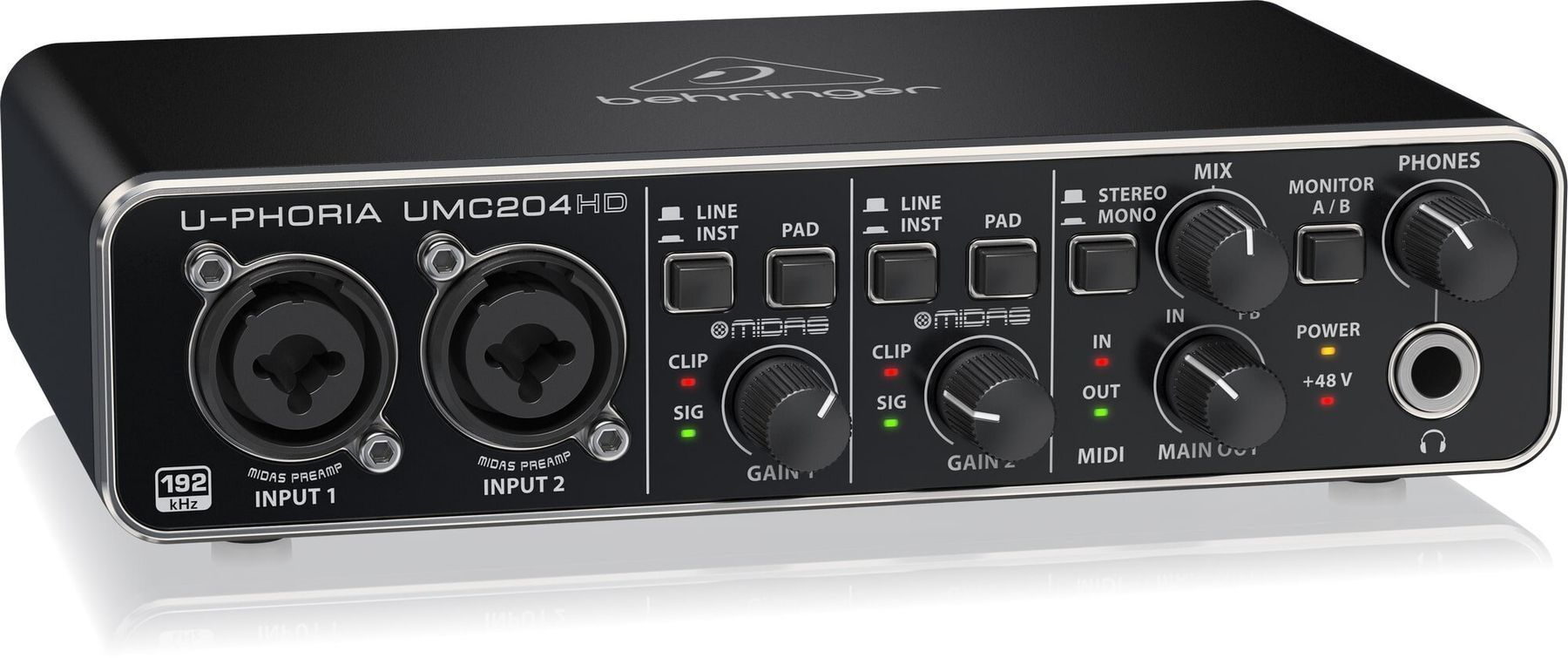 DTM・DAW behringer U-PHORIA UMC204HD Аудиоинтерфейс Behringer U-Phoria UMC204HD — купить от