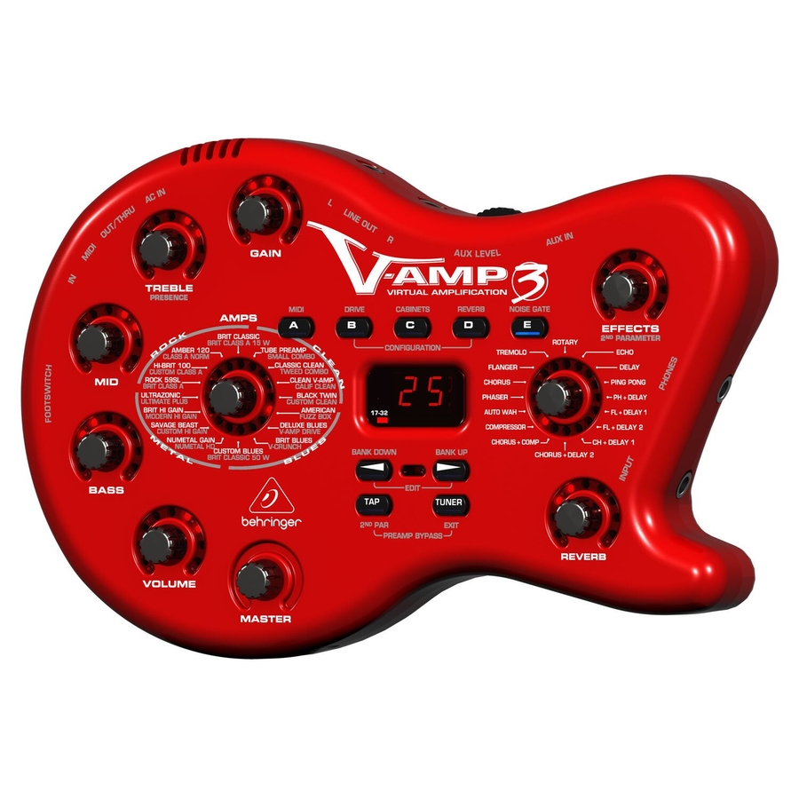 Виртуальный гитарный усилитель Behringer V-AMP3 фото 4