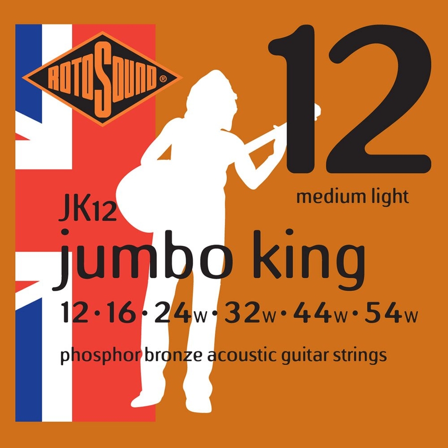 Струни для акустичної гітари Rotosound JK12 фото 1