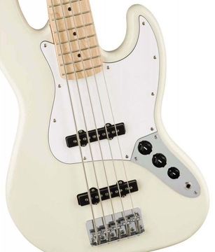 SQUIER by FENDER AFFINITY SERIES JAZZ BASS V MN OLYMPIC WHITE Бас-гітара фото 1