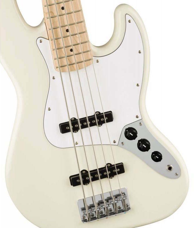 SQUIER by FENDER AFFINITY SERIES JAZZ BASS V MN OLYMPIC WHITE Бас-гитара SQ-0062 фото