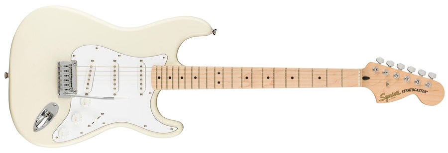 SQUIER by FENDER AFFINITY SERIES STRATOCASTER MN OLYMPIC WHITE Електрогітара фото 2