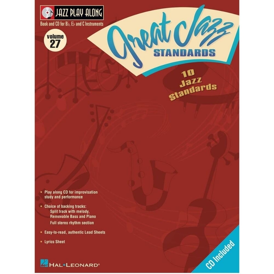 Great Jazz Standards Jazz Play-Along Volume 27 Hal Leonard 843020 Ноты фото 1