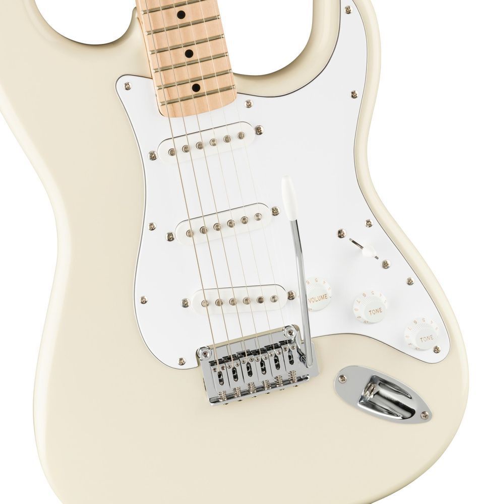 SQUIER by FENDER AFFINITY SERIES STRATOCASTER MN OLYMPIC WHITE Электрогитара SQ-0083 фото
