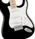 SQUIER by FENDER AFFINITY SERIES STRATOCASTER MN BLACK Электрогитара SQ-0043 фото