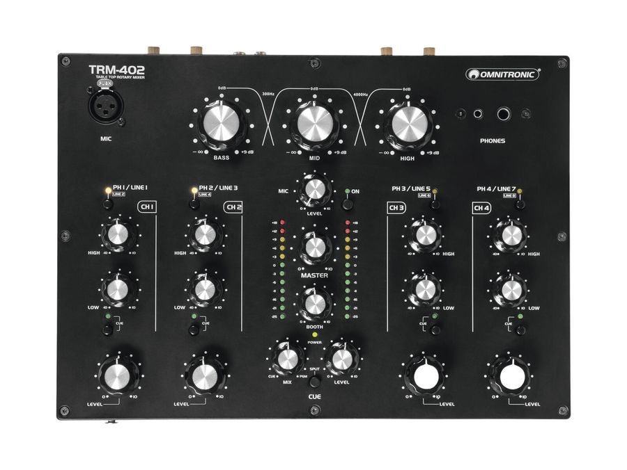 DJ мікшер OMNITRONIC TRM-402 OM-1107 фото