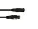 EUROLITE DMX cable XLR 3pin 1m bk EL-0509 фото 1