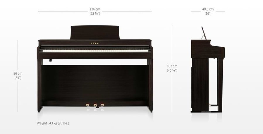 Цифрове піаніно Kawai CN201W KA-0209 фото