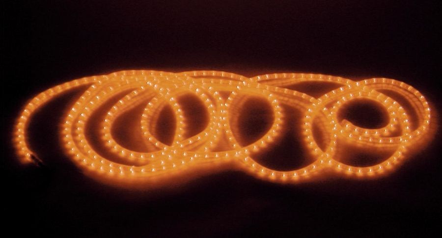 EUROLITE RUBBERLIGHT RL1-230V orange 5m EL-1435 фото
