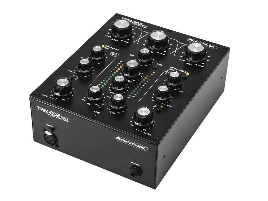 DJ мікшер OMNITRONIC TRM-202MK3 OM-0138 фото