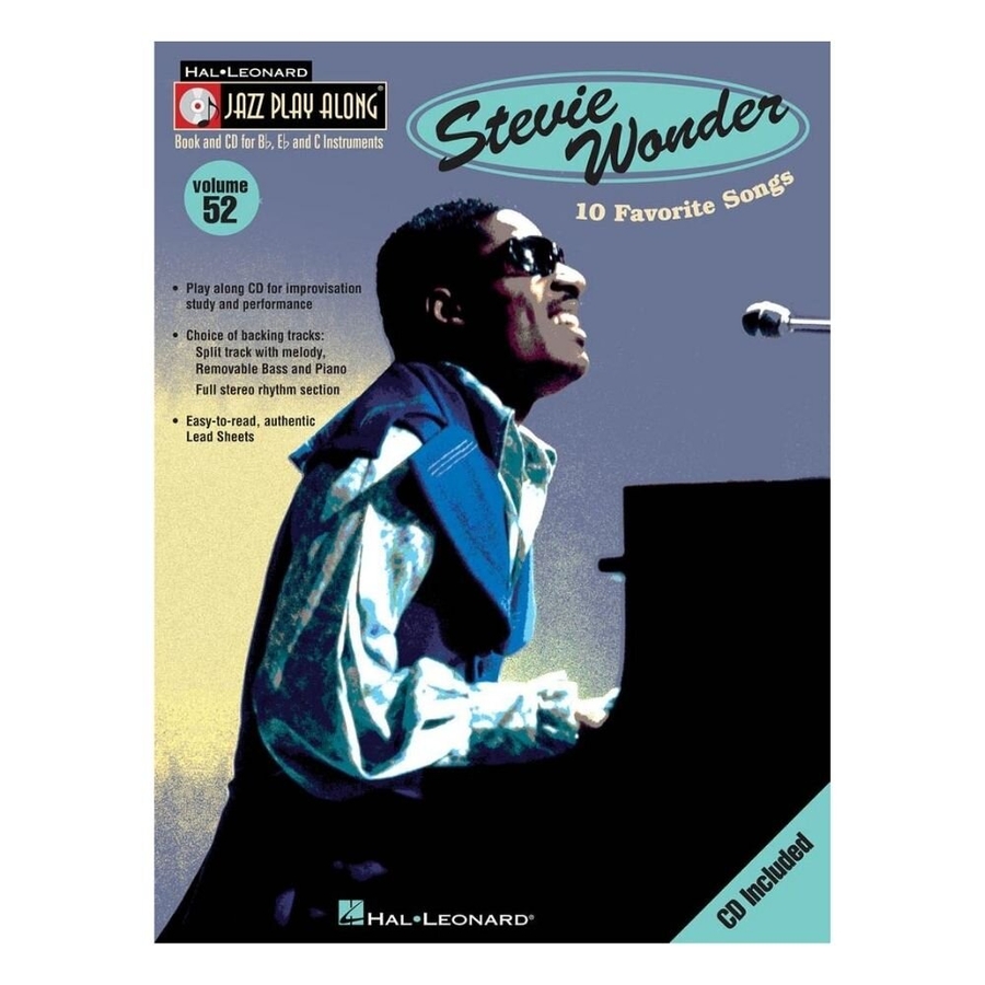Stevie Wonder Jazz Play Along Volume 52 Hal Leonard 843048 Ноты фото 1
