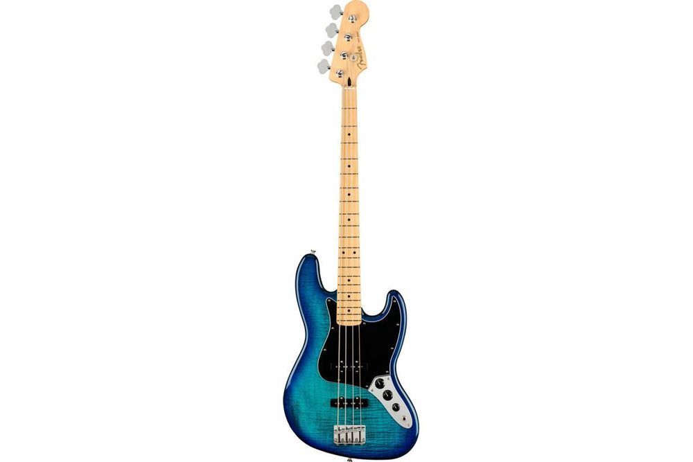 FENDER PLAYER JAZZ BASS PLUS TOP LIMITED MN BLUE BURST Бас-гитара FE-0479 фото