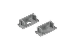 EUROLITE End Caps for U-Profil 20mm silver EL-0566 фото