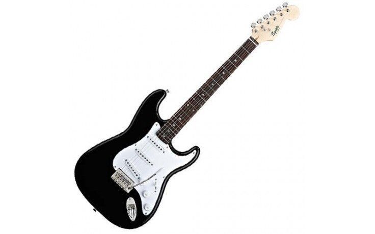 Электрогитара Squier by Fender Bullet Stratocaster RW BK FE-0077 фото