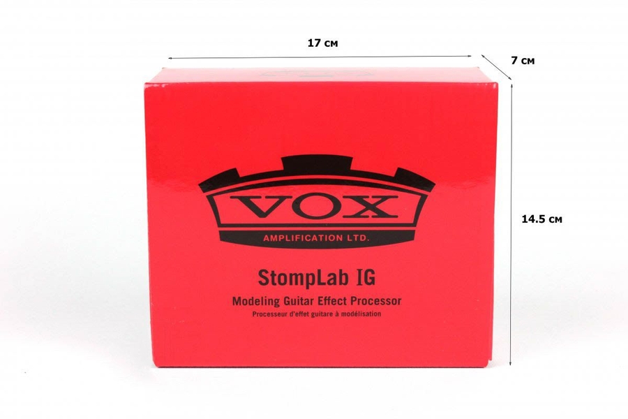 VOX STOMPLAB 1G Гитарный процессор эффектов фото 2