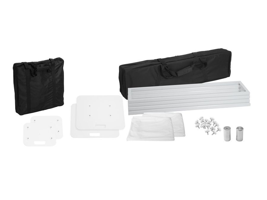 EUROLITE 2x Stage Stand 100cm incl. Cover and Bag, white EL-0254 фото