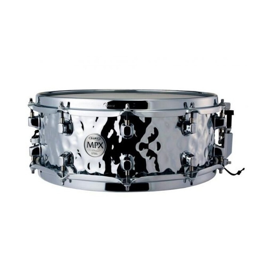 Малий барабан Mapex MPST4558H Steel Hammered Snare Drum фото 3