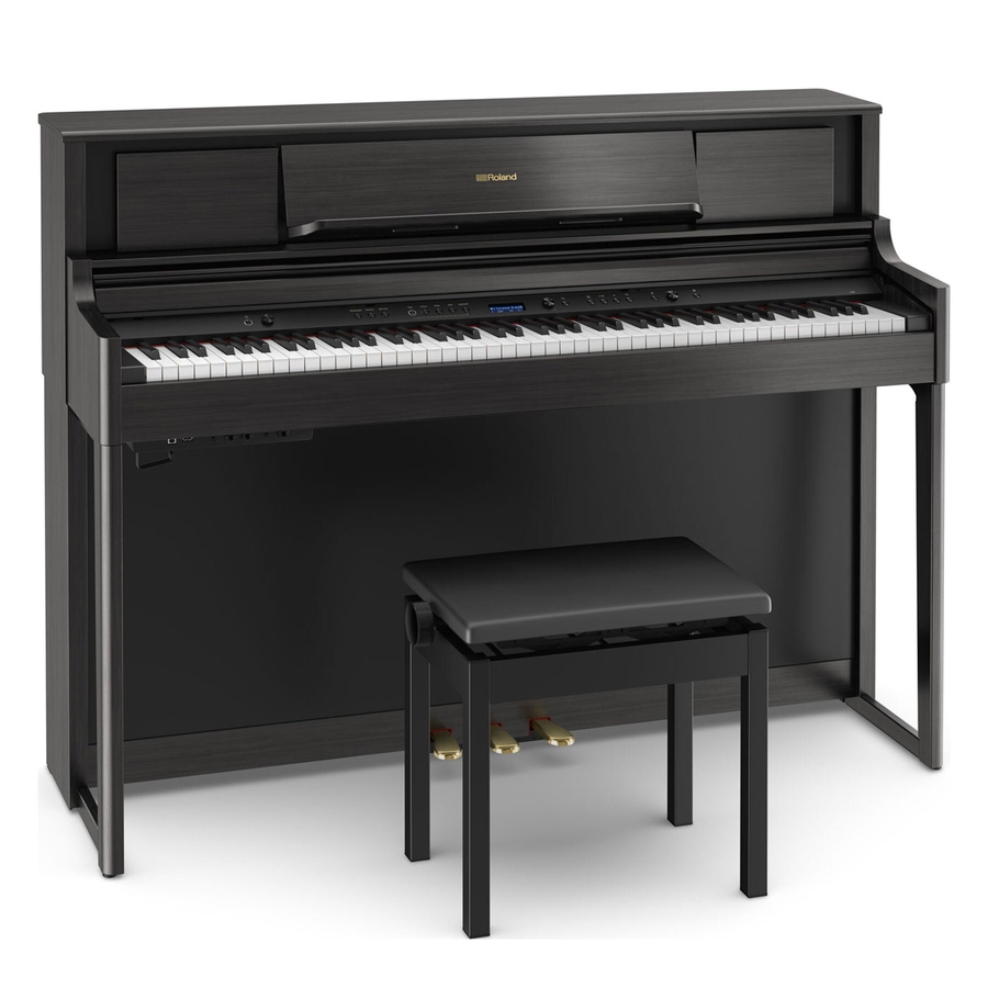 Цифровое фортепиано Roland LX705 PE черный лакированый фото 3