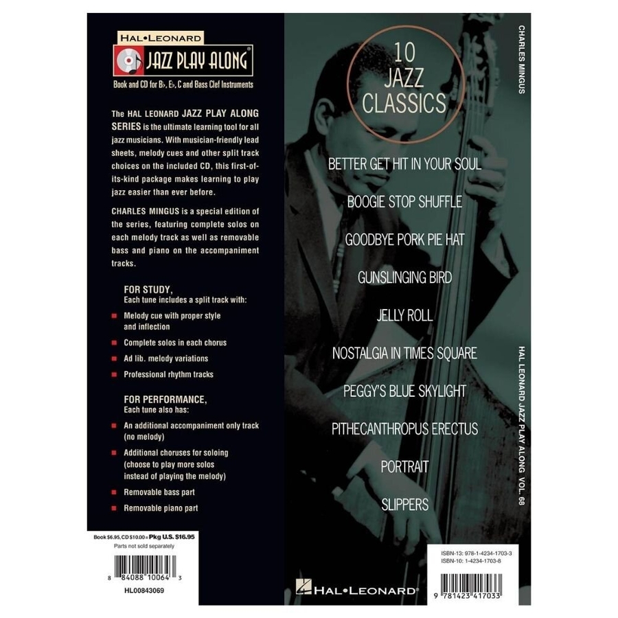 Charles Mingus Jazz Play-Along Volume 68 Hal Leonard 843069 Ноти фото 3