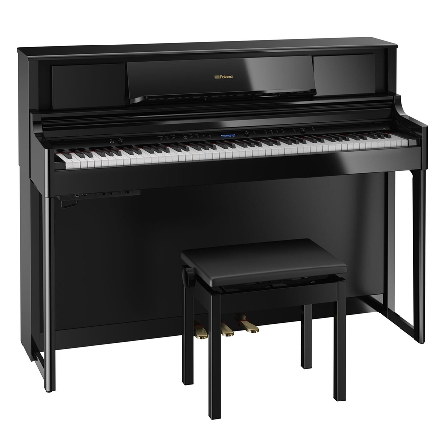 Цифровое фортепиано Roland LX705 PE черный лакированый фото 2