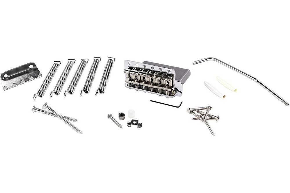 FENDER PURE VINTAGE STRATOCASTER TREMOLO ASSEMBLY CHROME Тремоло в сборе FE-0549 фото
