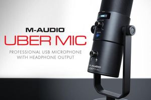 Професійний конденсаторний USB-мікрофон M-Audio UBER MIC