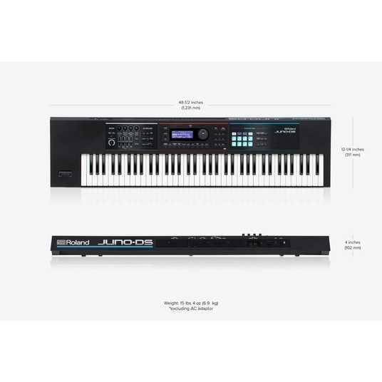 Синтезатор Roland Juno-DS76 — купить от официального представителя