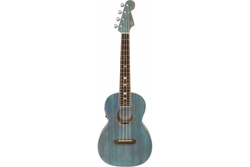 FENDER DHANI HARRISON UKULELE WN TURQUOISE Укулеле FE-0326 фото
