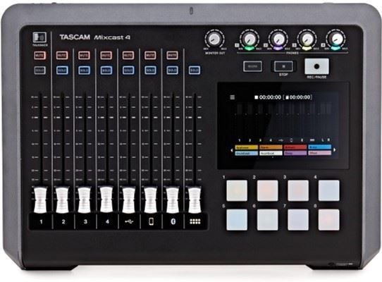 Мікшер подкастів, рекордер, аудіоінтерфейс USB і стример Tascam Mixcast 4 TA-0380 фото