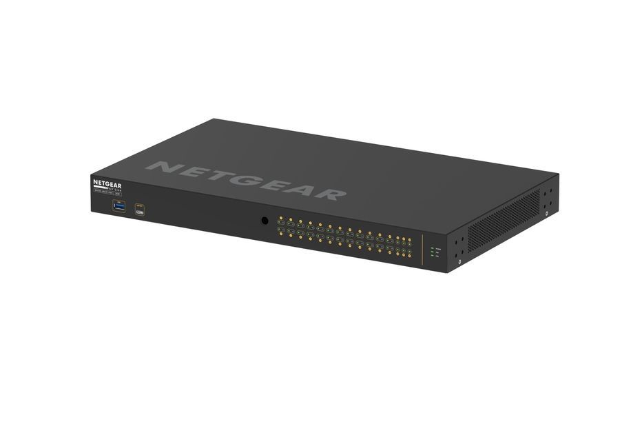 Комутатор NETGEAR M4250-26G4F-PoE+ (GSM4230P), 26xGE (24xPoE), 4xSFP, 300Вт, AV Line, Керований L2 GSM4230P-100EUS фото